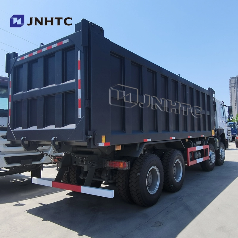 Sino HOWO 8X4 12 Wheeler Dump Box with Hyva Cylinder Hardox Steel 371HP 30cbm Tipper Price