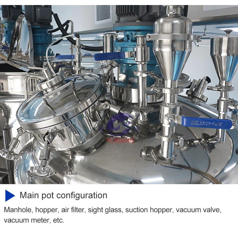 Гомогенизация эмульгирующего аппарата Условное средство для гомогенизации под высоким давлением Yuxiang Lotion машина для гомогенизации