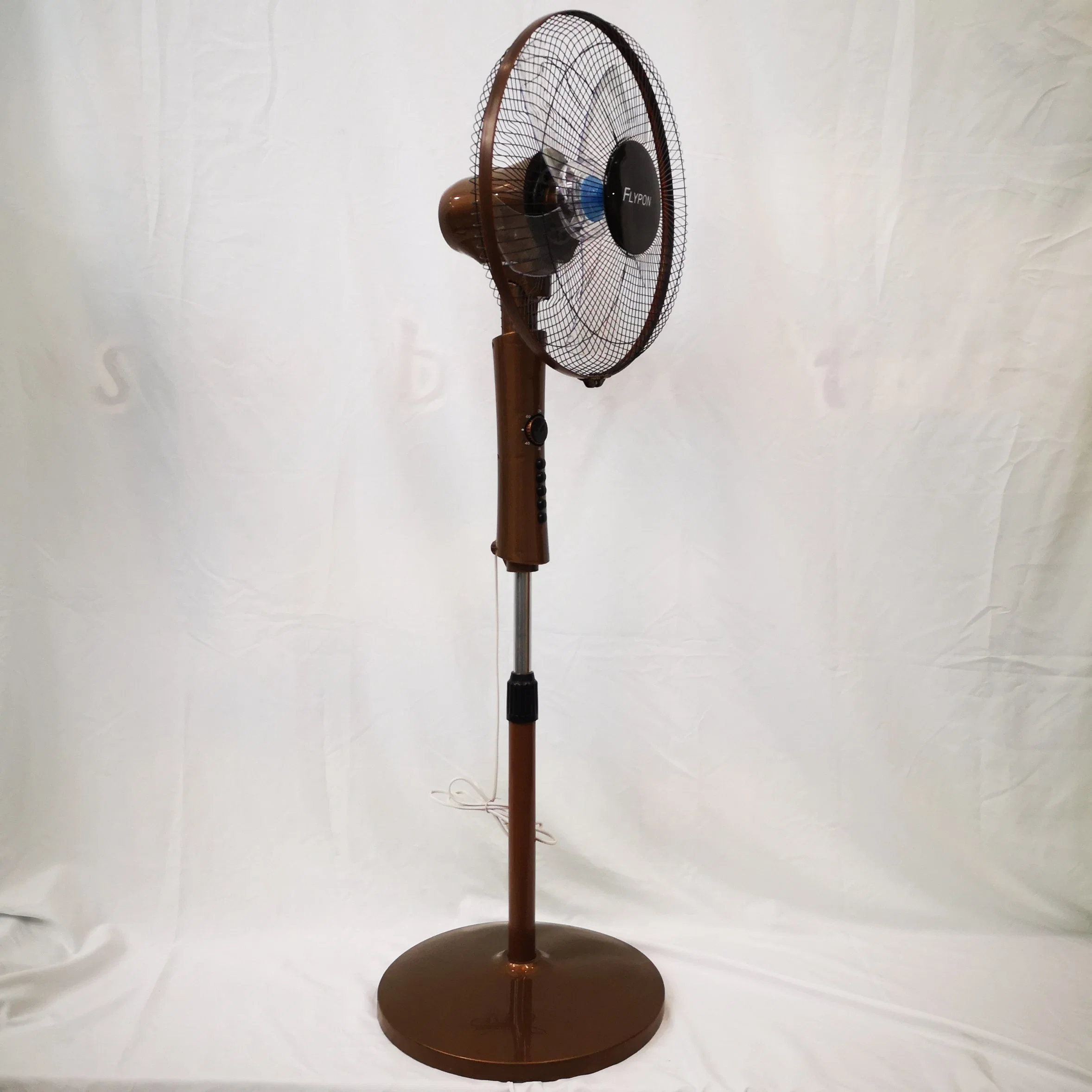 Flypon Home Appliance Modern Fan 16 Inch Mechanical AC Standing Fan with Timer