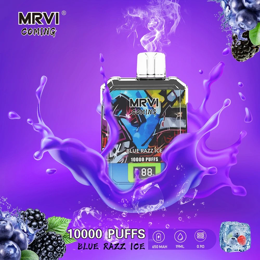 China Großhandel/Lieferant Fabrik Mrvi Kommen 10000 Puffs Elf Crystal Bar E-Zigarette Vape Pen mit Digital-LED-Anzeige Luftstrom Verstellbarer Puff 9K