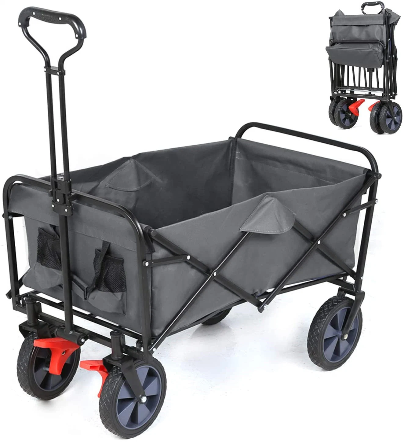 The Mac Sports Folding Utility Wagon in Green/ Folding Cart