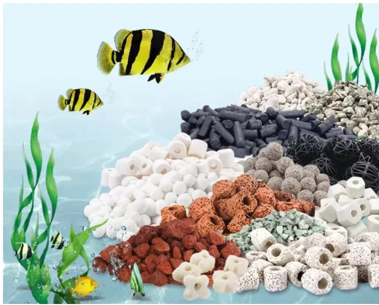 Aquarium Filter Media Breathing Biological Ceramic Rings for Koi Pond