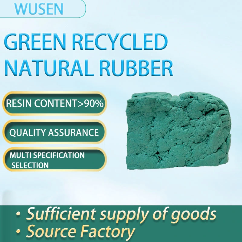 Supply of Green Natural Recycled Rubber High Strength Recycled Natural Rubber with Rubber Content>90, Low Ash Content, and Sufficient Stock