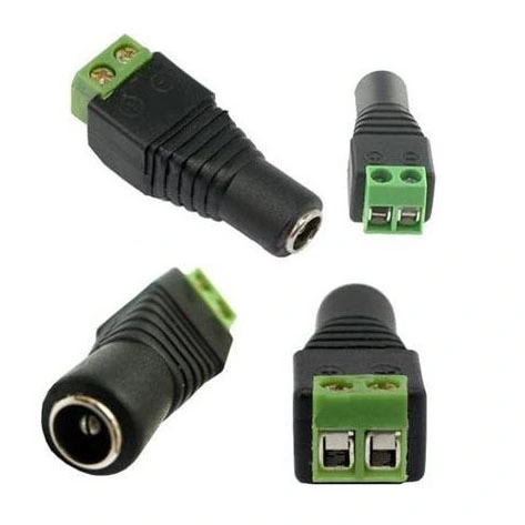 Adaptador de conector de alimentación de CC para cámara CCTV (AF03)