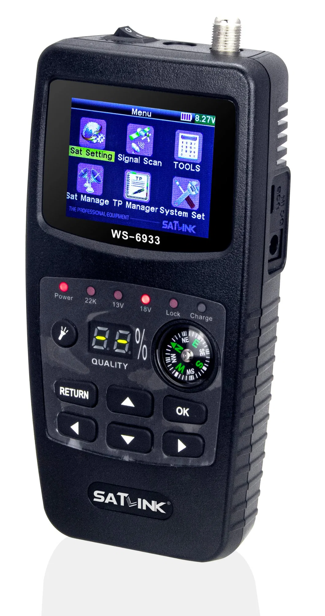 Ws-6933 DVB-S/S2 H264 Digital Satellite Finder with Sale to South Africa