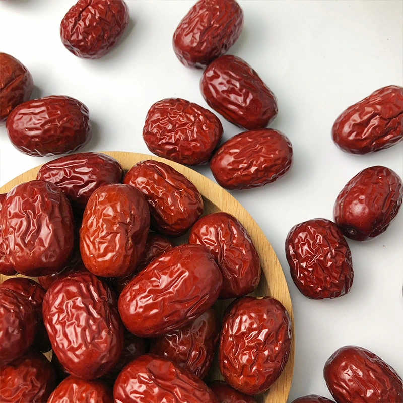 Premium Xinjiang cultivado Jujube fechas rojas, fechas Hotian, fechas grises, fruta seca seleccionada