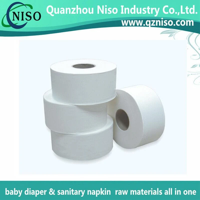 Top Grade Jumbo Roll Tissue for Baby Diaper Raw Materials Wrap Tissue Paper