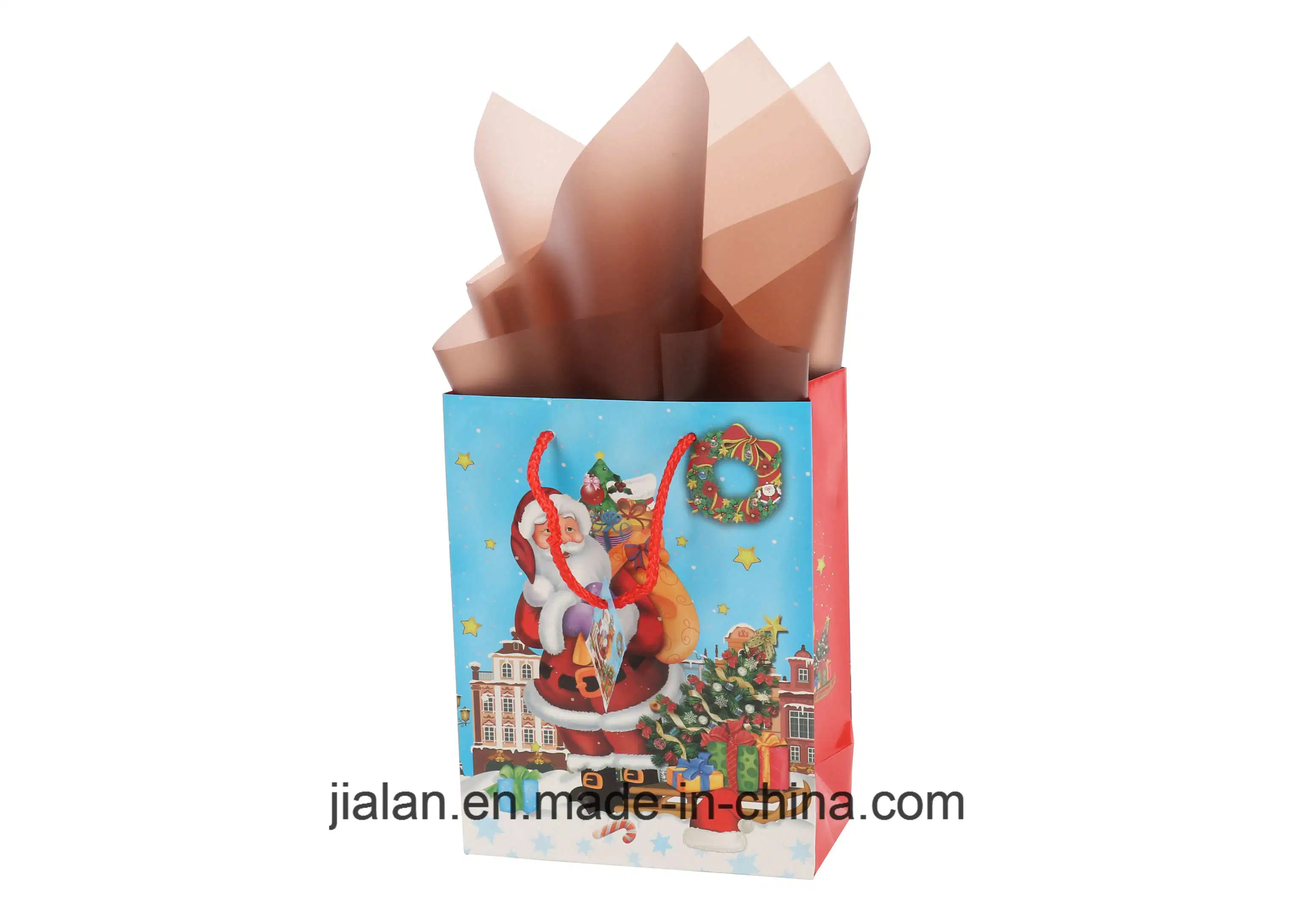 BSCI & Disney Lovely Santa Clause Happy Christmas Gift Paper Bag