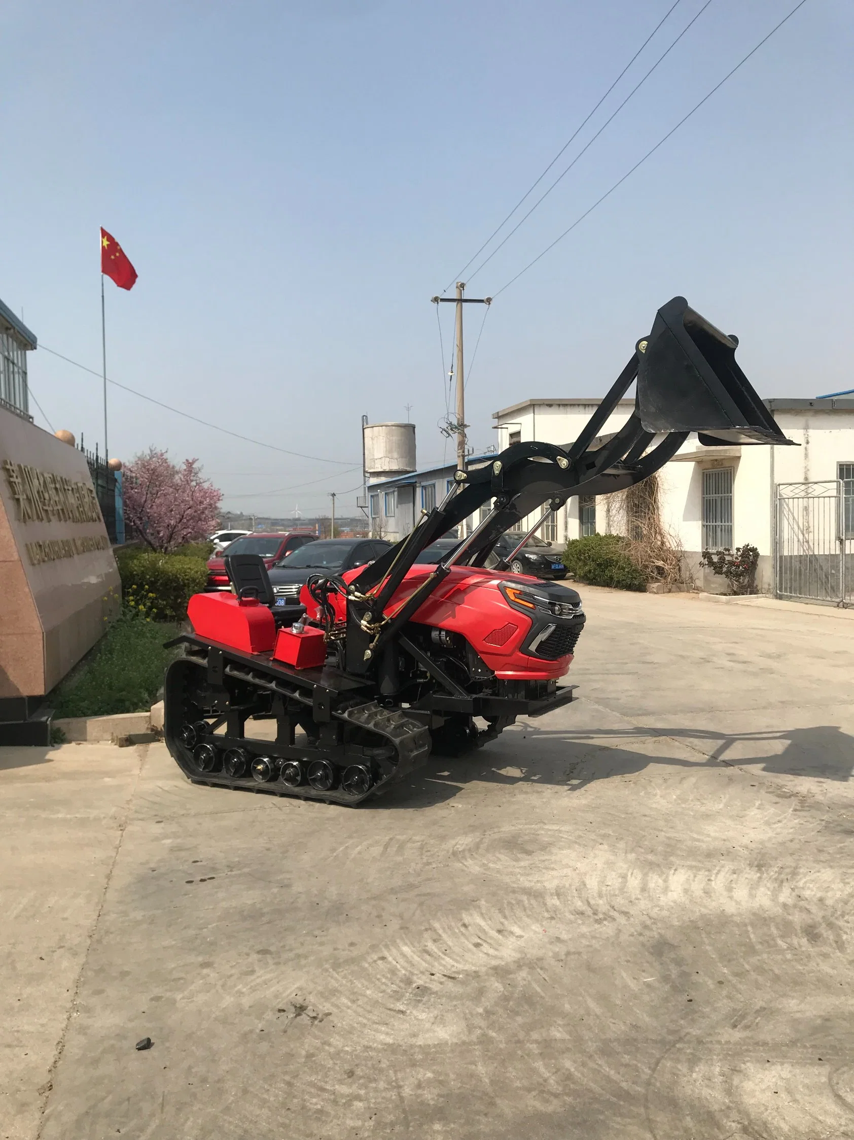 Sprayers Agricultural Mini Crawler Tractor