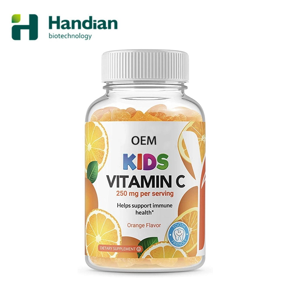 Kids Vitamin C Gummy 250mg VC Orange Health Supplement Candy فيتامين سي حلوى