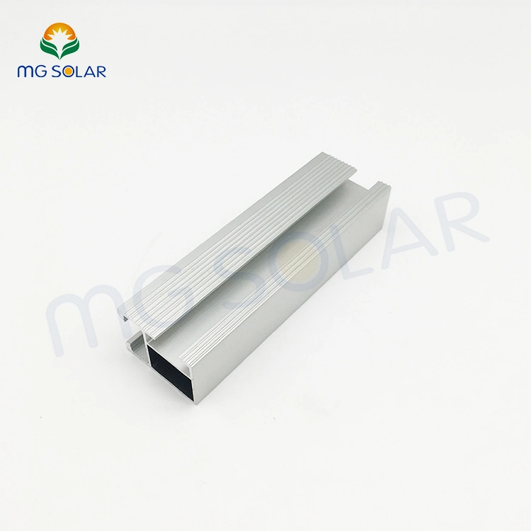 Solar Energy System Aluminum Rail BIPV Mounting Rail for Solar Panel Racks