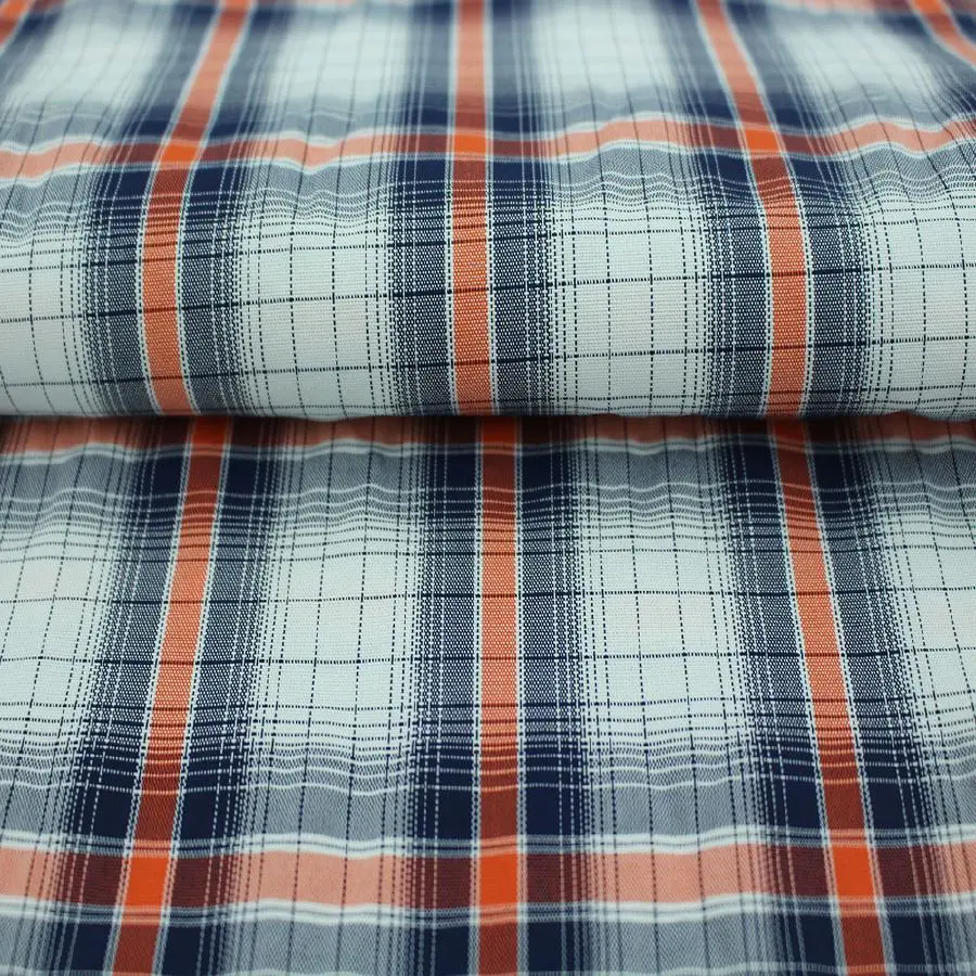 21s espesar clásica de algodón puro británicos Plaid Casual Textil de tela para la ropa