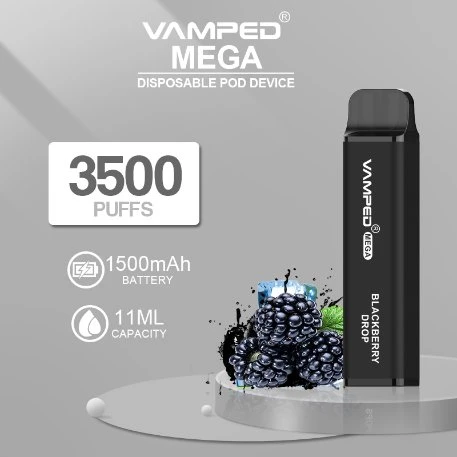 Factory Wholesale/Supplier Vamped Mega 3500 Puffs 8ml 3.5% Nicotine Private Label Vape Pen