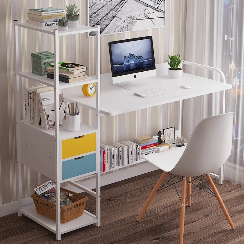 Home Computer Desktop Desk Simple Student Desk Bookshelf Bedroom Office Writing Desk