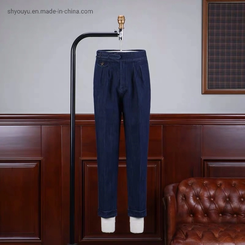 Bespoke Tailor Design Fashion Apparel Clothing Denim Gurkha Trousers Pants