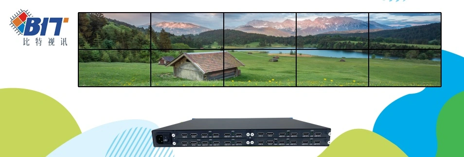 El procesador de 8K HDMI Videowall mezclador de video wall