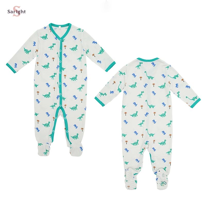 Individuelle Drucke Designer-Kleidung Nachhaltige Bio Bambus Winter Baby Kleinkind Bekleidung