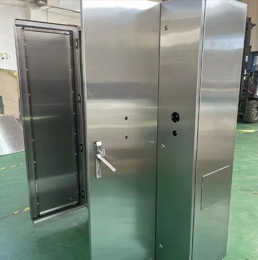 Factory Custom Stainless Steel Sheet Metal Cabinets Professional Cabinets Custom Made Chassis Sheet Metal Processing