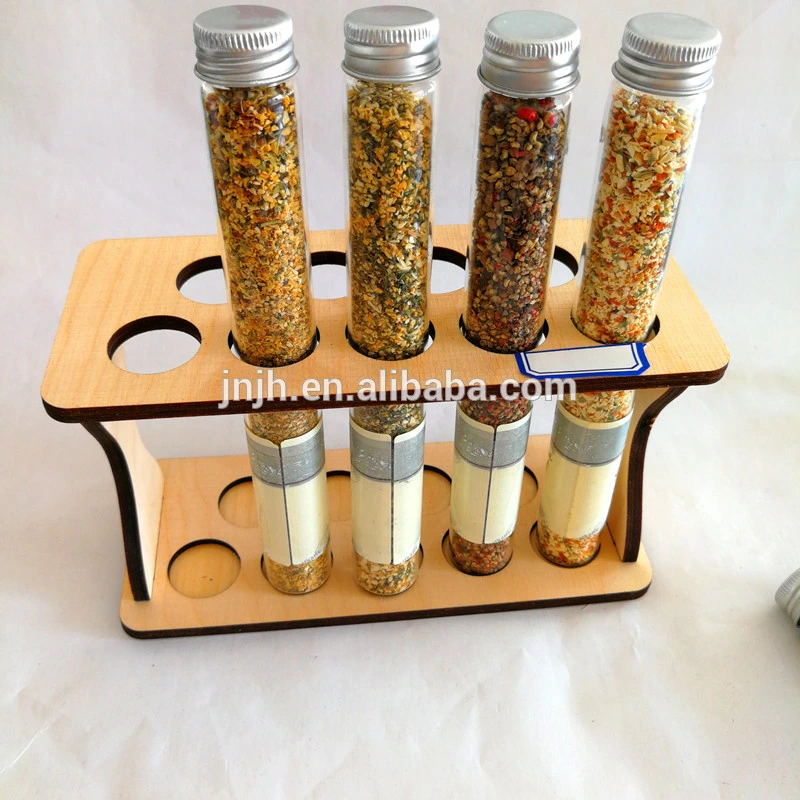 Lab and Medical Flat Bottom or Round Bottom Glass Test Tube with Cork for Preroll Packaging