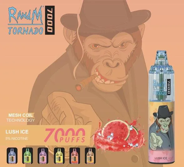 Randm Tornado 7000 Puffs 2% Nuevo barato VAPE original Una ganga