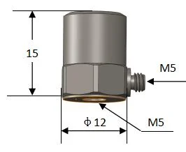 Xiyuan 10mv/G 500g de medición inercial personalizables Sensor de vibración piezoeléctrico