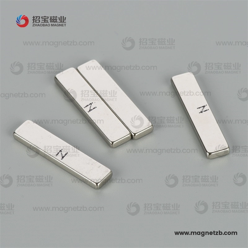 Seltene Erde Permanent Neodym Eisen Bor Magnetisches Material Kundenspezifische Hoch Qualität Sintered Neodym Neo NdFeB Strip Magnet Preis für elektrisch Fahrzeugmotor