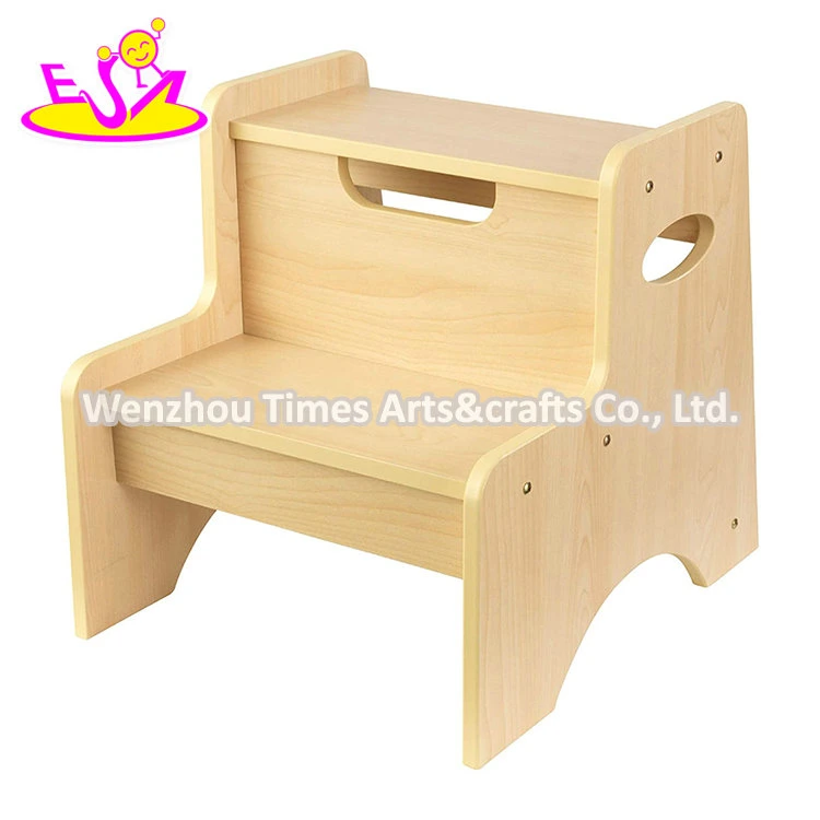 Wholesale/Supplier Kids Steps Tool Living Room Wooden Chair Furniture for Toddlers W08g308