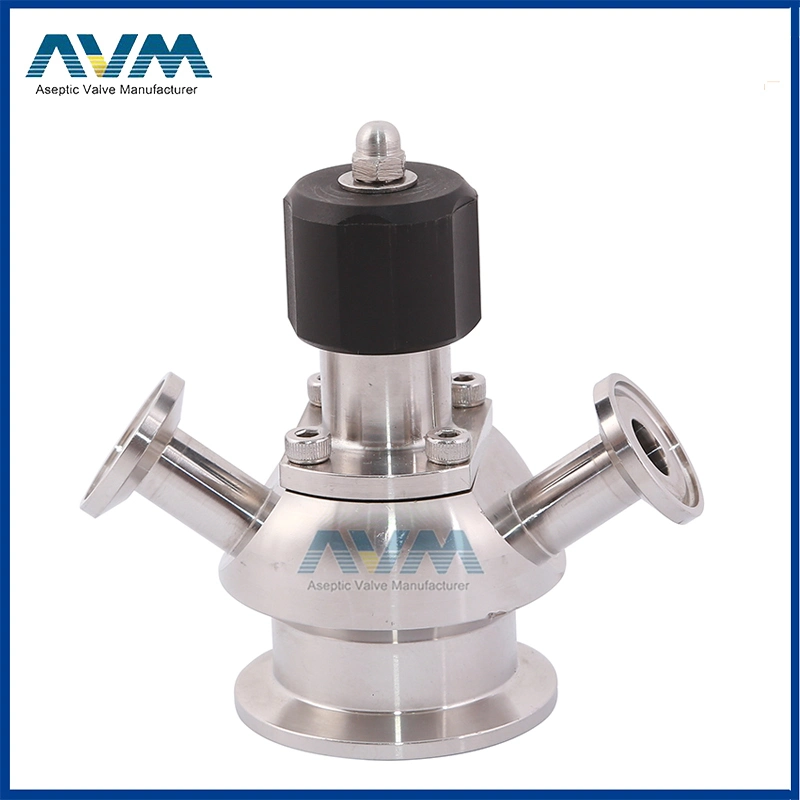 Food Grade Stainless Steel Manual Clamping Sample Valve