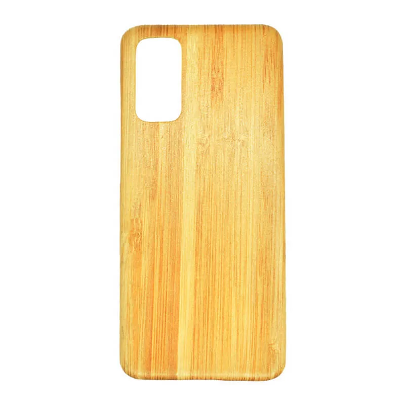 Superior Quality Custom Carbonized Bamboo Phone Case for Samsung S20