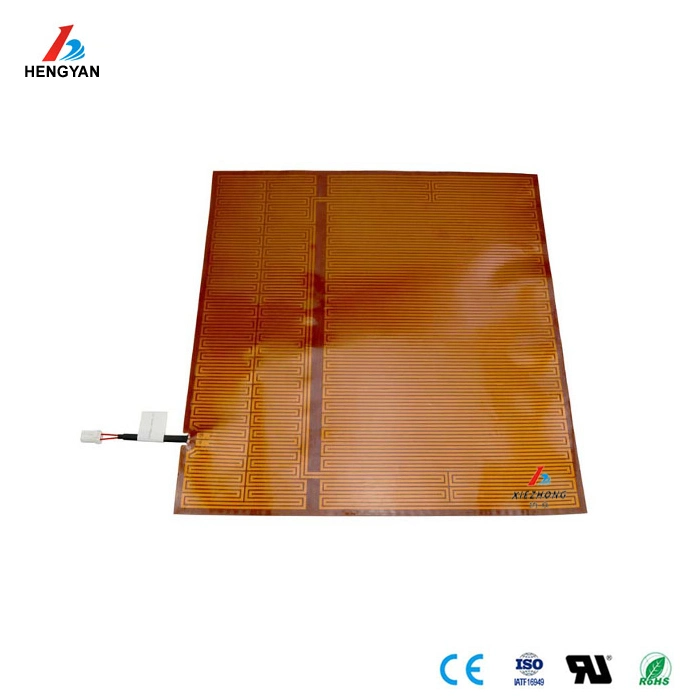 48V Flexible Electric Foil Kapton Polyimide Heater Pi Heating Element