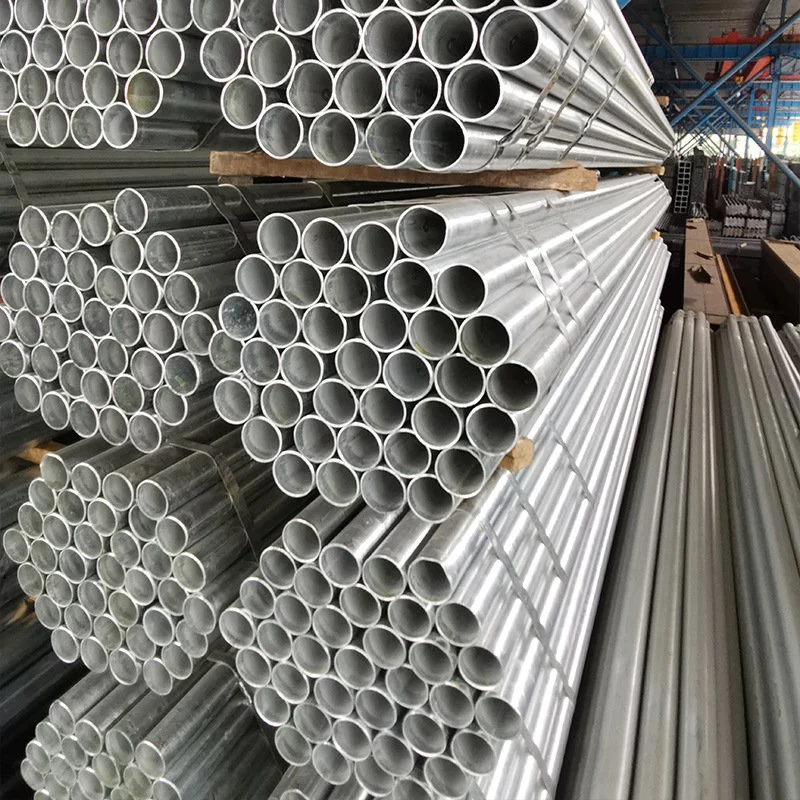 Q195 Q235 Zinc Coated Round Hollow Section Galvanized Steel Pipe for Greenhouse Frame