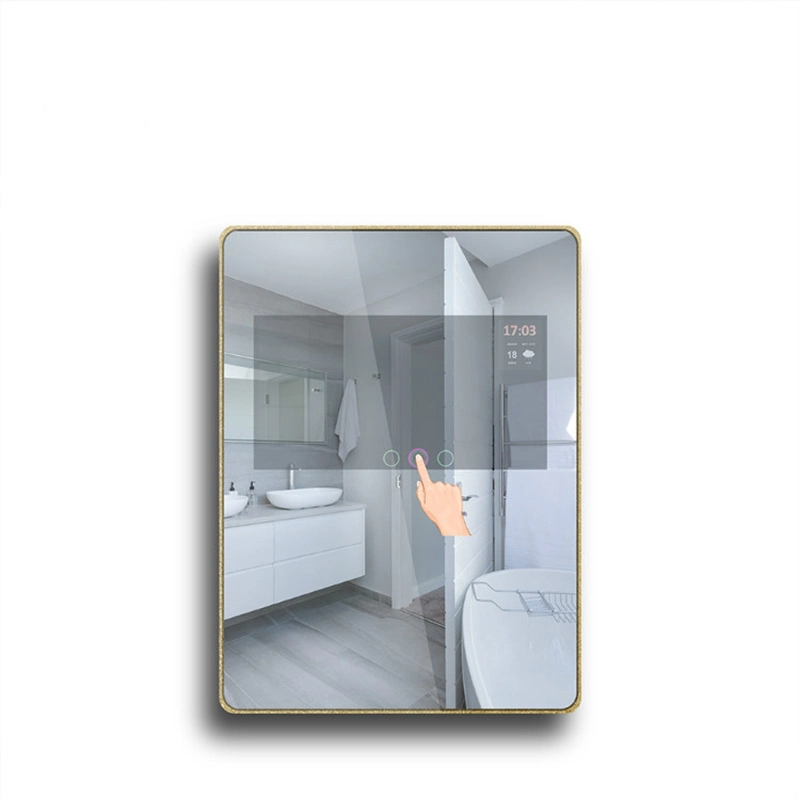 Factory Top Quality Frameless Rk3288/Rk3568/Rk3399/Rk3566 Quad-Core 64-Bit Processor Android Capacitive Touch Screen Advertising Magic Hotel Bathroom LCD Mirror