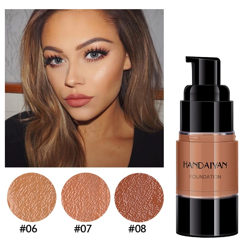 Y119 الأساس العضوي مؤسسة خاصة التسمية Face Foundation Makeup سائل مقاومة للماء