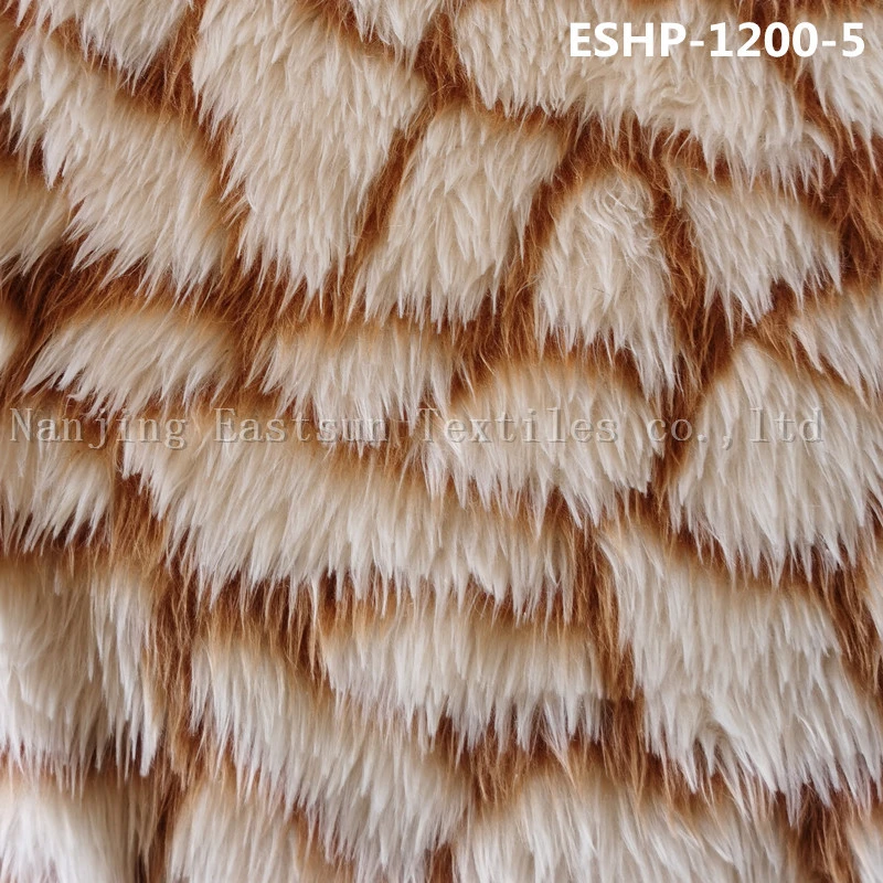 100% Polyester Jacquard Faux Sherpa Fur Eshp-1187-9