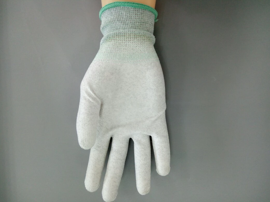 Anti Static ESD Palm PU Coated Antiskid Labor Work Gloves