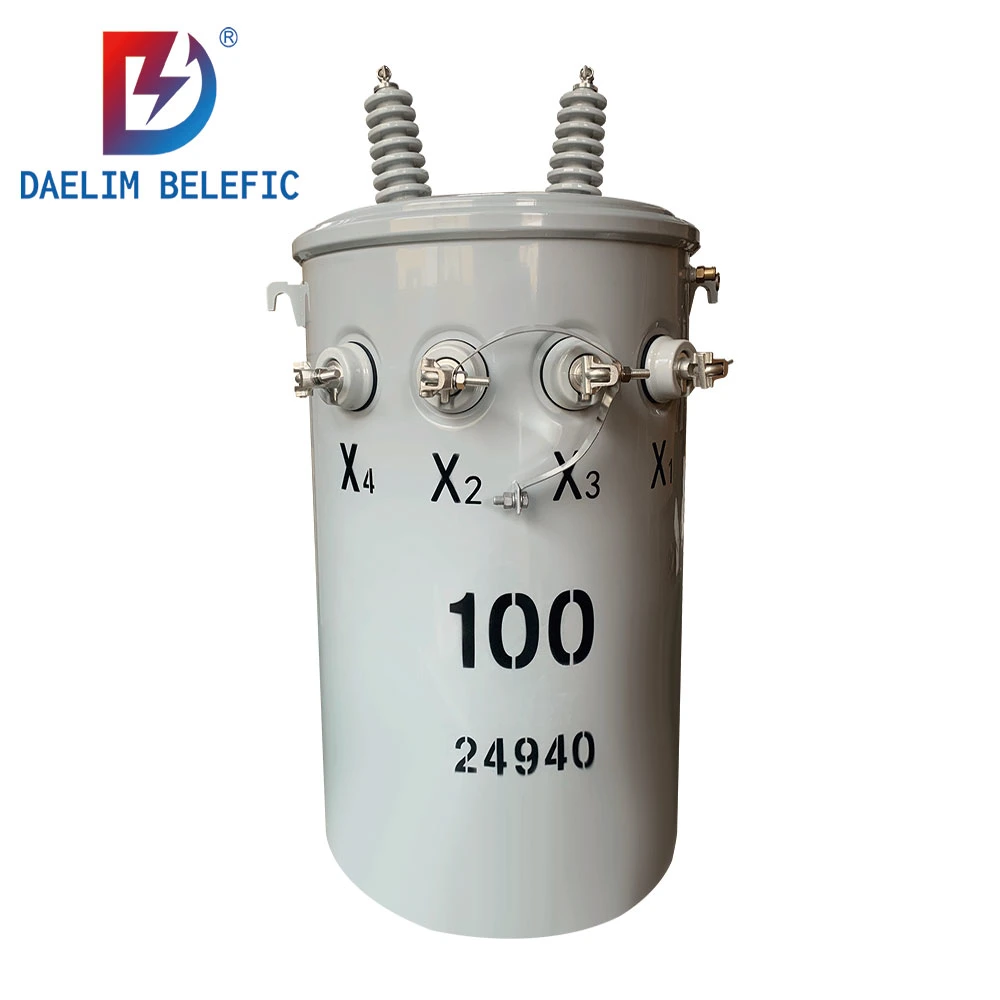 Easy Installation Easy Operation Single Phase Pole Mounted Transformer Overhead 13.2kv 12.47kv 4600V