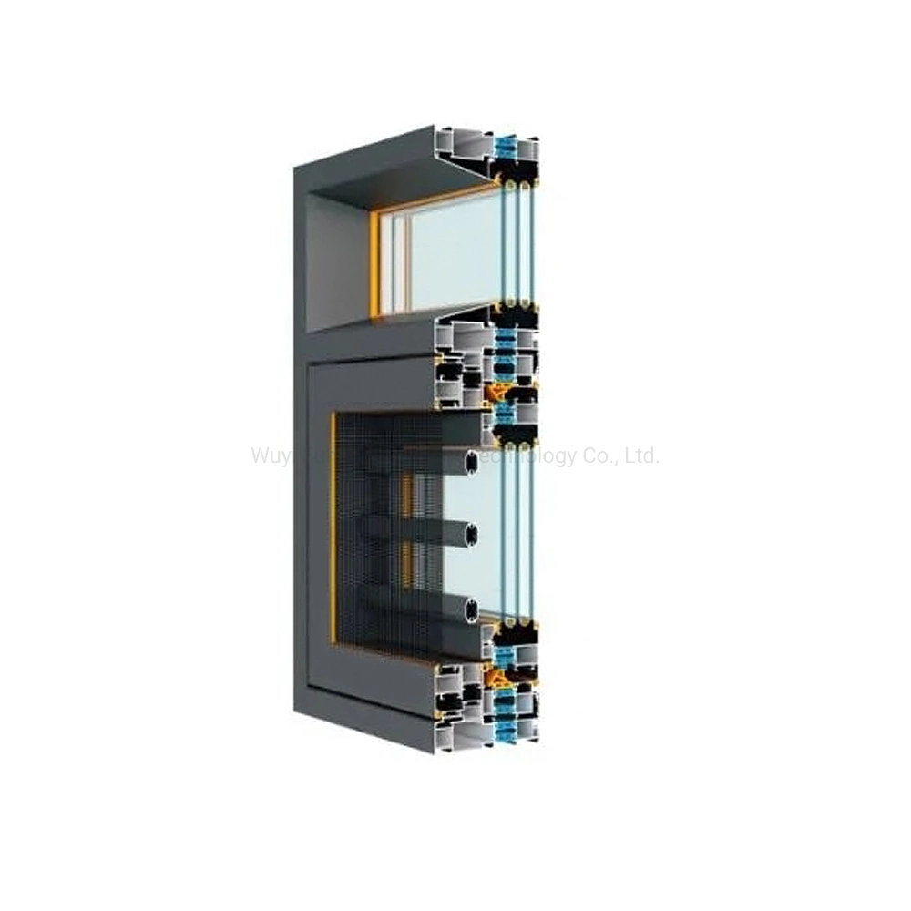 Sliding Double Glazed Tempered Glass Windows Aluminum Windows Casement