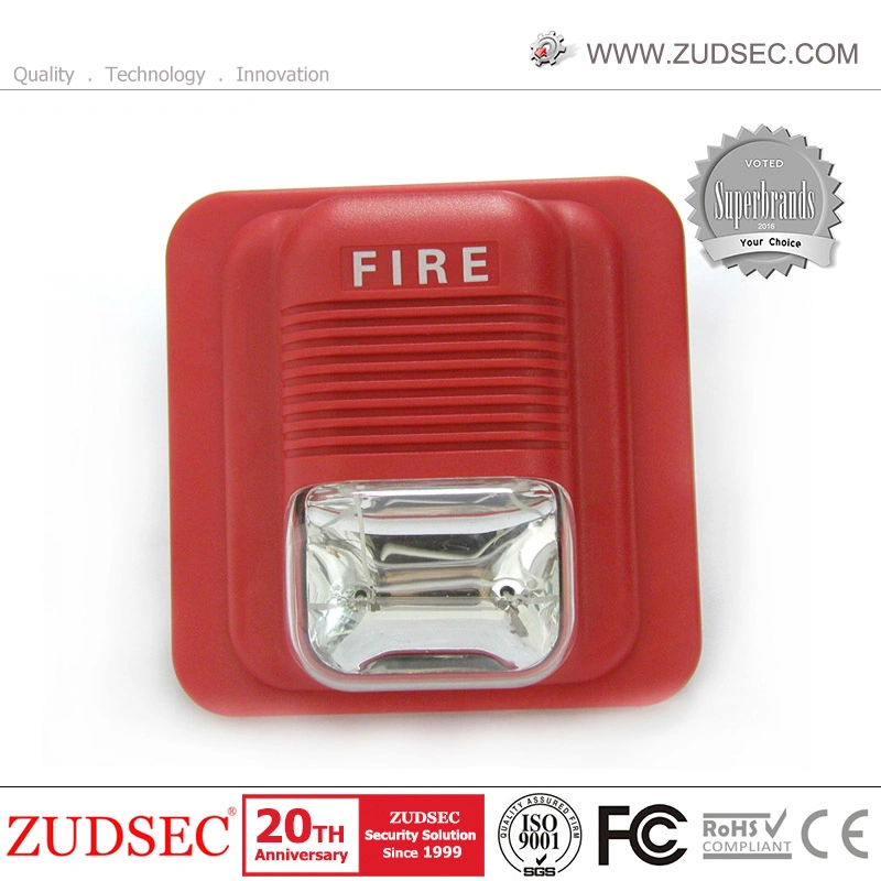 Wired Flash Siren Alarm Siren with 110dB, 12VDC