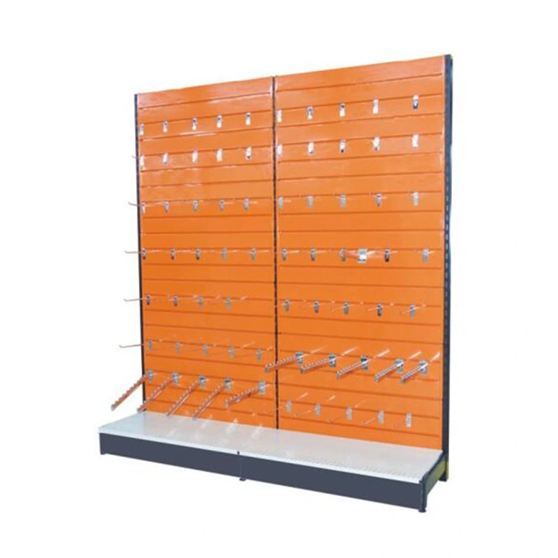 Supermarket Hook Hanging Shelf Customized Metal Groove Shelf