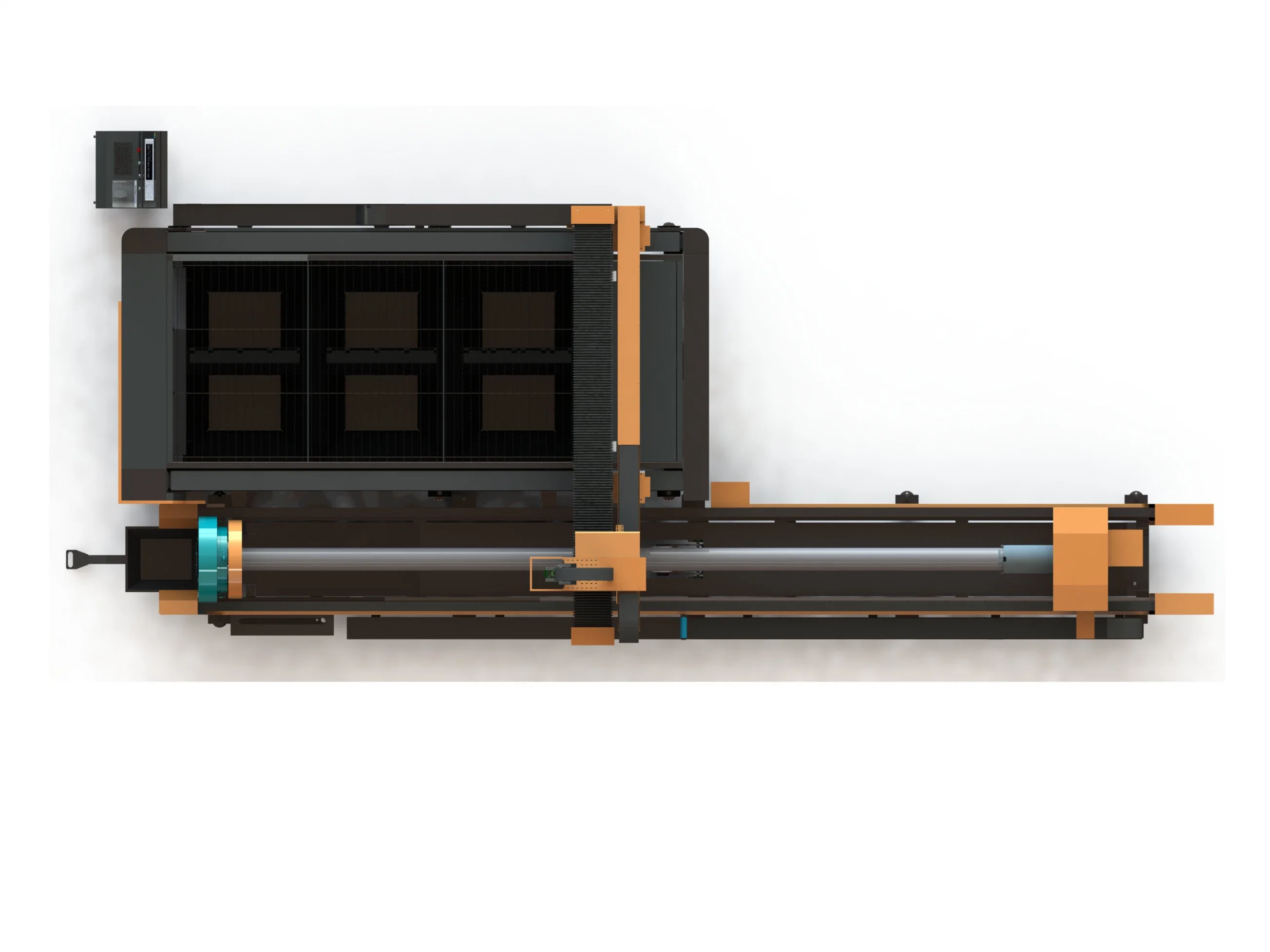 Laser Cutter 1500W 2000W 3000W 6000W High Precision Fiber Laser Cutting Machine Metal Sheet Aluminum Steel Tube 350mm