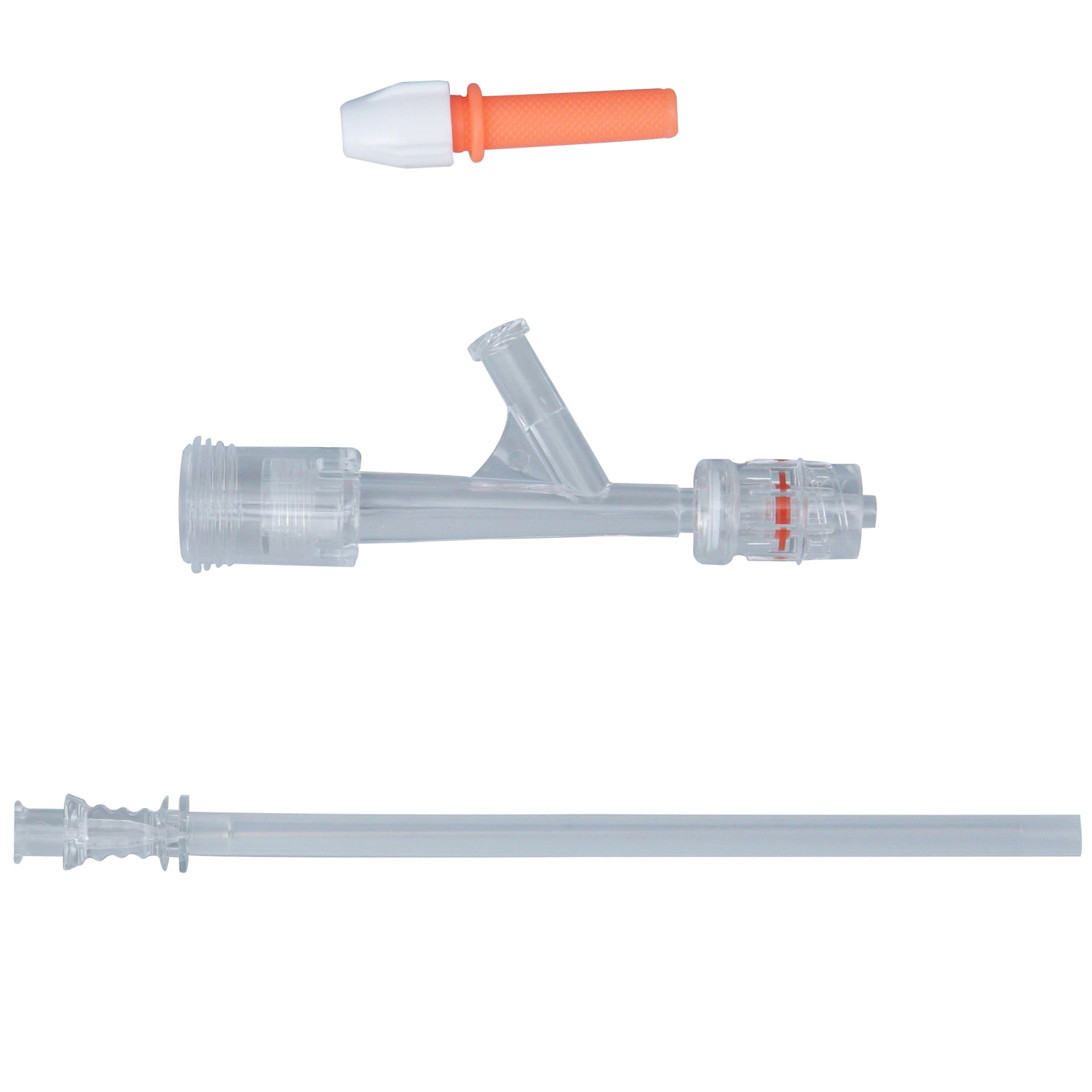 Ce Marked Surgical Supplies Hemostasis Y Valve Push Pull Type