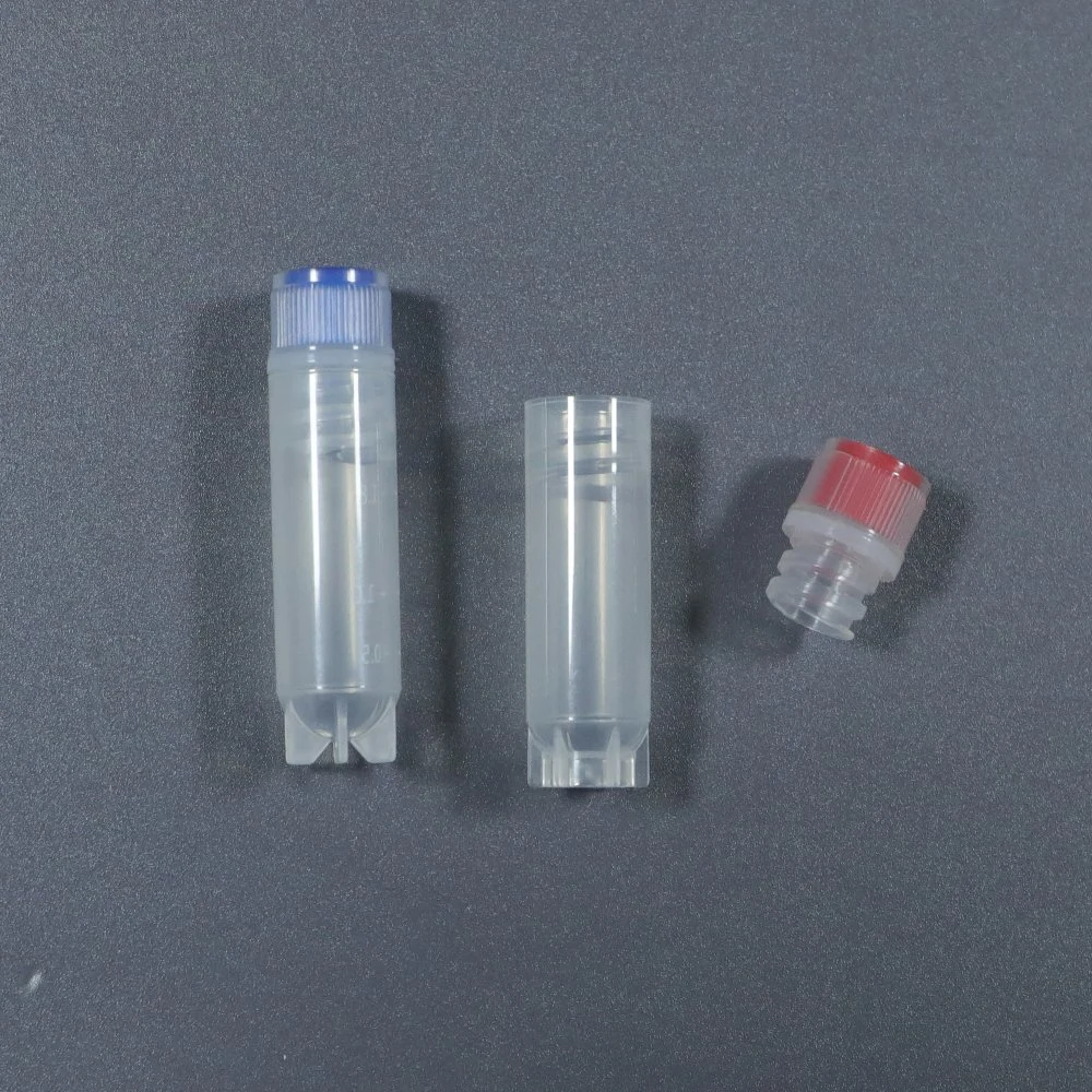 Unrecycled 1.8ml Glass Bottle Pharmaceutical Packaging Self Standing Disposable Cryo Tube Cryotube