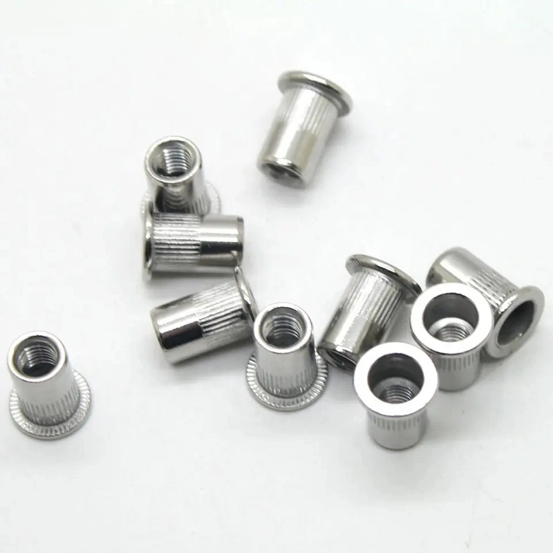 White and Yellow Zinc Plated Rivet Nut Plus Nut Pull Nuts