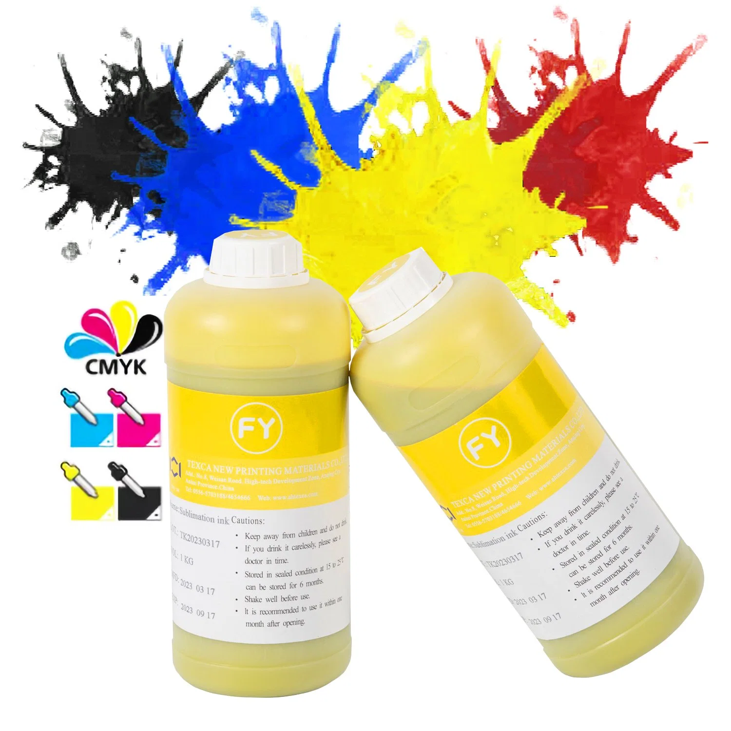 1kg Printing Inks for Epson Printer Sublimation Ink T-Shirt Polyester Textile