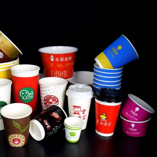 Benutzerdefinierte Einweg-Papier Produkt für Kaffee Tasse Saft Tasse Eis Cream Cup Popcorn Cup