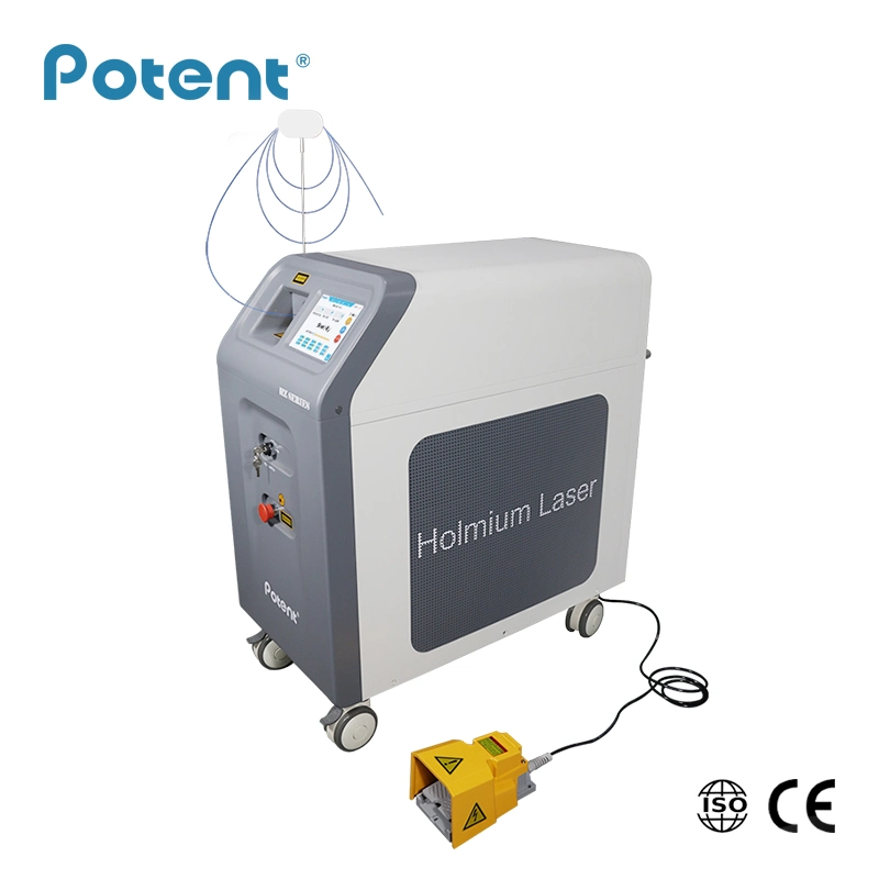Medical Instrument 40 80 90 Watts 2100nm Wavelength Holmium Laser for Urology Stones Bladder Ureter Kidney Stones Cystoscope