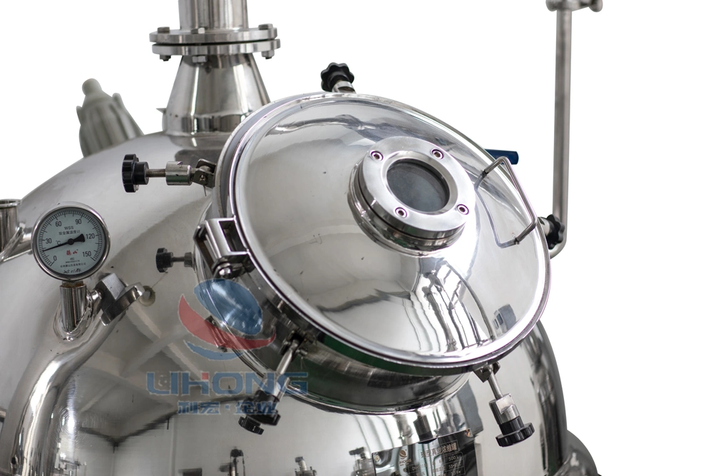 Stainless Steel Steam Heating Roundness Vacuum Enricher Without Agitator