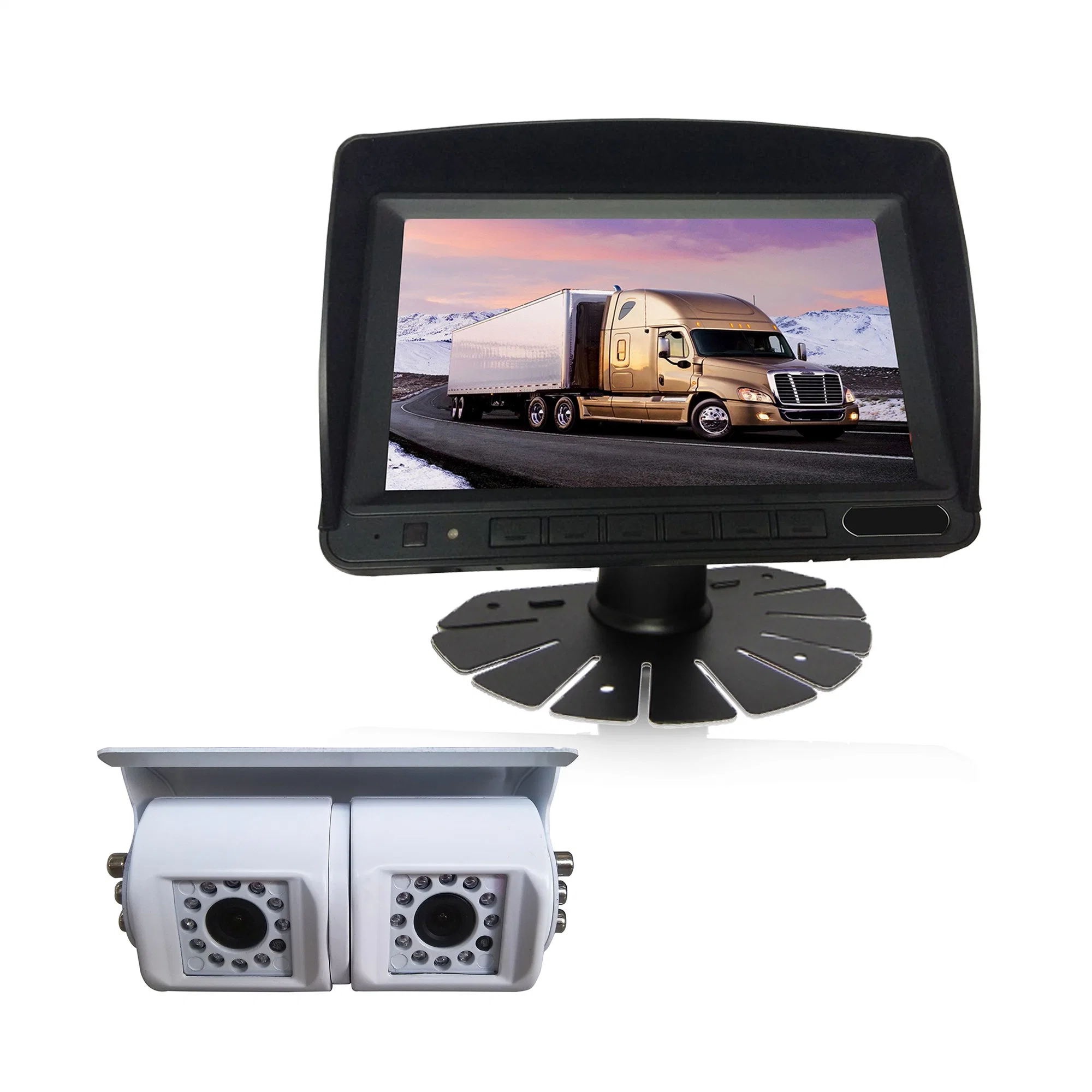 7 Inch Monitor with Digital Rear View Parking Reverse Backup Reversing Camera