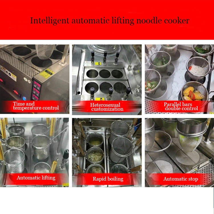 Caldera de la industria de automóviles de fideos levantar grandes equipos eléctricos de fideos de gas Caldera