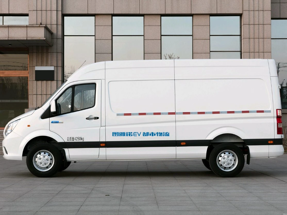 EV Auto Foton Auto Toano Cargo Van Edition 350V Left Hand Drive High Speed Delivery Van